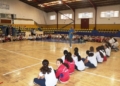 IMG 7498 La plantilla del CD La Salle hace vibrar a los alumnos del CEIP Real