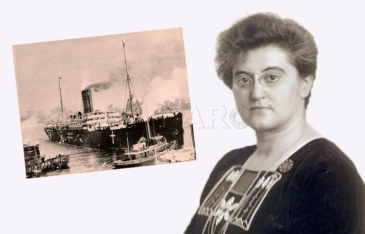 Rosika Schwimmer eBiblio y el barco de la Paz