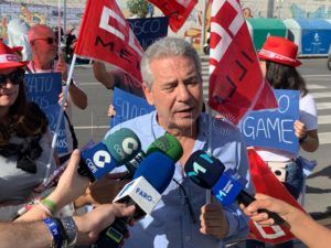 Tormo Las trabajadoras de la guardería 'Melilla' se concentran en su primer día de paros parciales