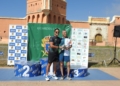 WhatsApp Image 2023 10 08 at 14.38.45 copia Ahmed Kanafi y Amara Hamed, ganadores del I Trail Solidario 062 Guardia Civil Melilla
