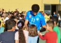 WhatsApp Image 2023 10 25 at 14.50.20 El CV Melilla visita el Ceip Juan Caro