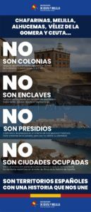 cartel Ni colonias, ni enclaves, ni presidios, ni ciudades ocupadas
