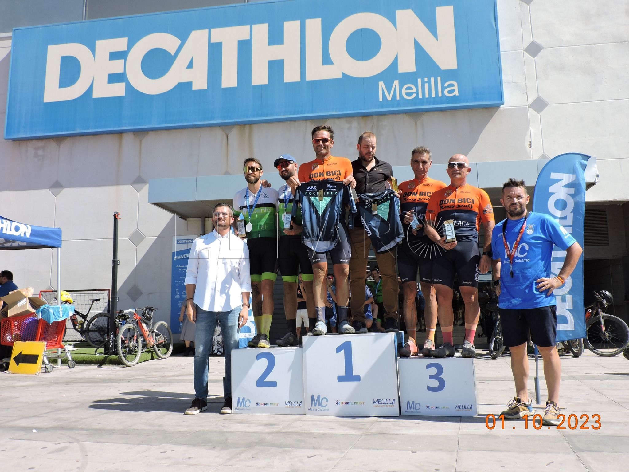 parejas mtb Crístian González y Marta Vidal, ganan la II Bike Race Melilla