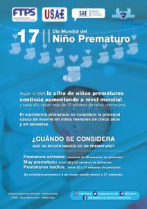 17 11 23 cartel dia niño prematuro SAE avisa de que la atención temprana es fundamental para garantizar un desarrollo óptimo del bebé