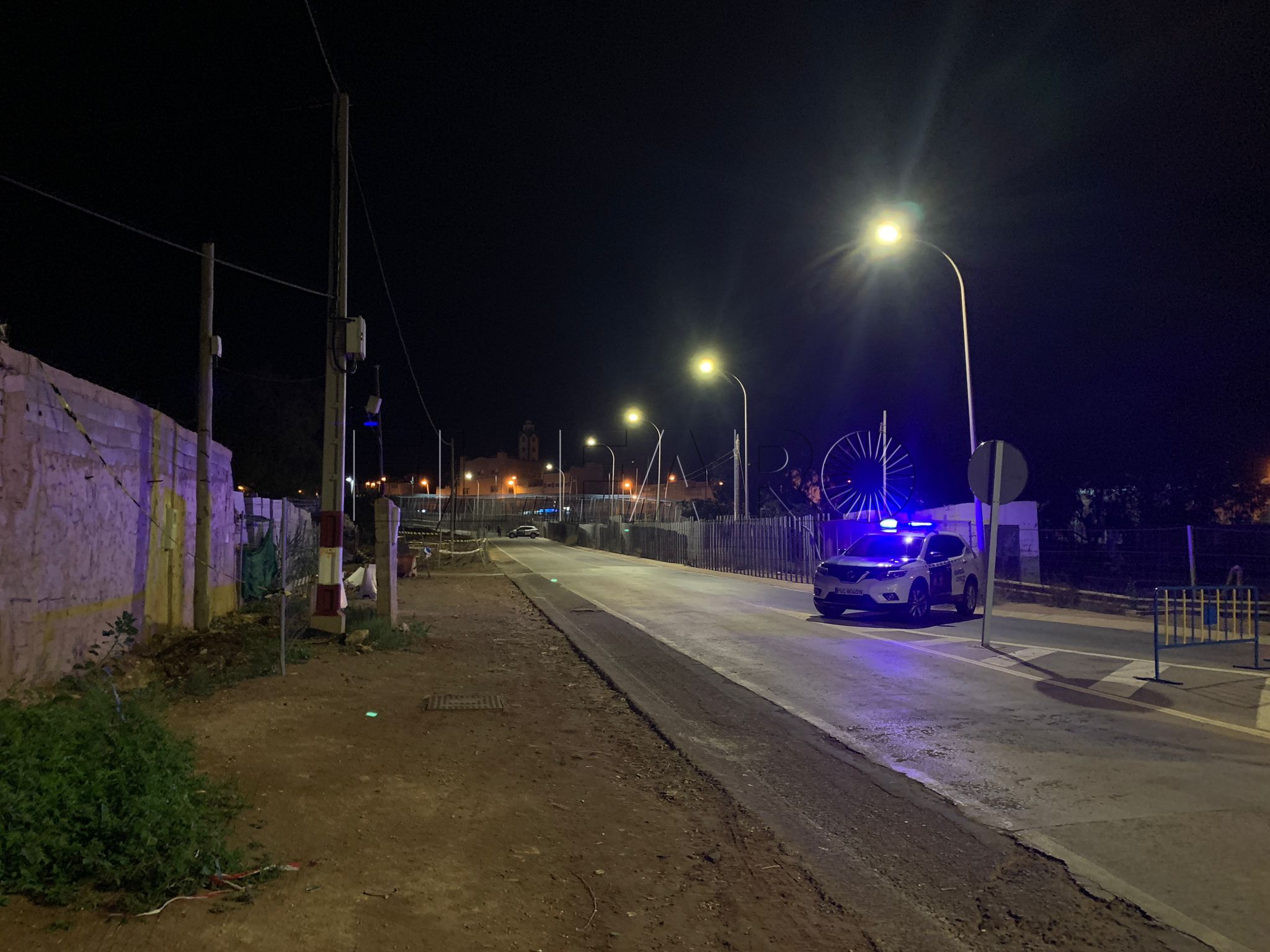 Tranquilidad en la valla tras el intento de salto de anoche