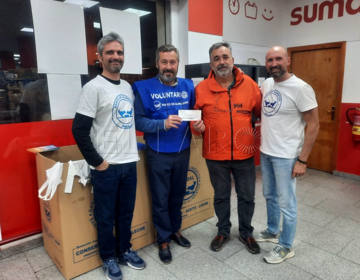 Banco alimentos donación e1701104053279 El Banco de Alimentos de Melilla agradece la donación del Colegio de Veterinarios
