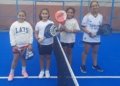Benjamín Alevín fem La cantera del pádel melillense ofrece un altísimo nivel de juego