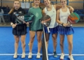 Cadete Junior fem La cantera del pádel melillense ofrece un altísimo nivel de juego