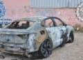 Foto 4 1 Dos detenidos por el incendio de un coche en el barrio del Real