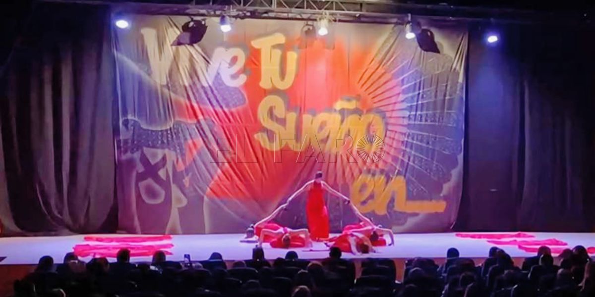 El grupo de baile Ballet de Colores en plena actuación.
