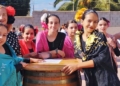 Niñas El Patio del Cura se viste de gala para celebrar la festividad de Santa Cecilia