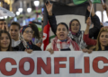 R03L3962 Más de mil personas claman en Melilla por “libertad, justicia y vida” para los palestinos