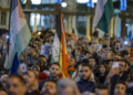 R03L4056 Más de mil personas claman en Melilla por “libertad, justicia y vida” para los palestinos