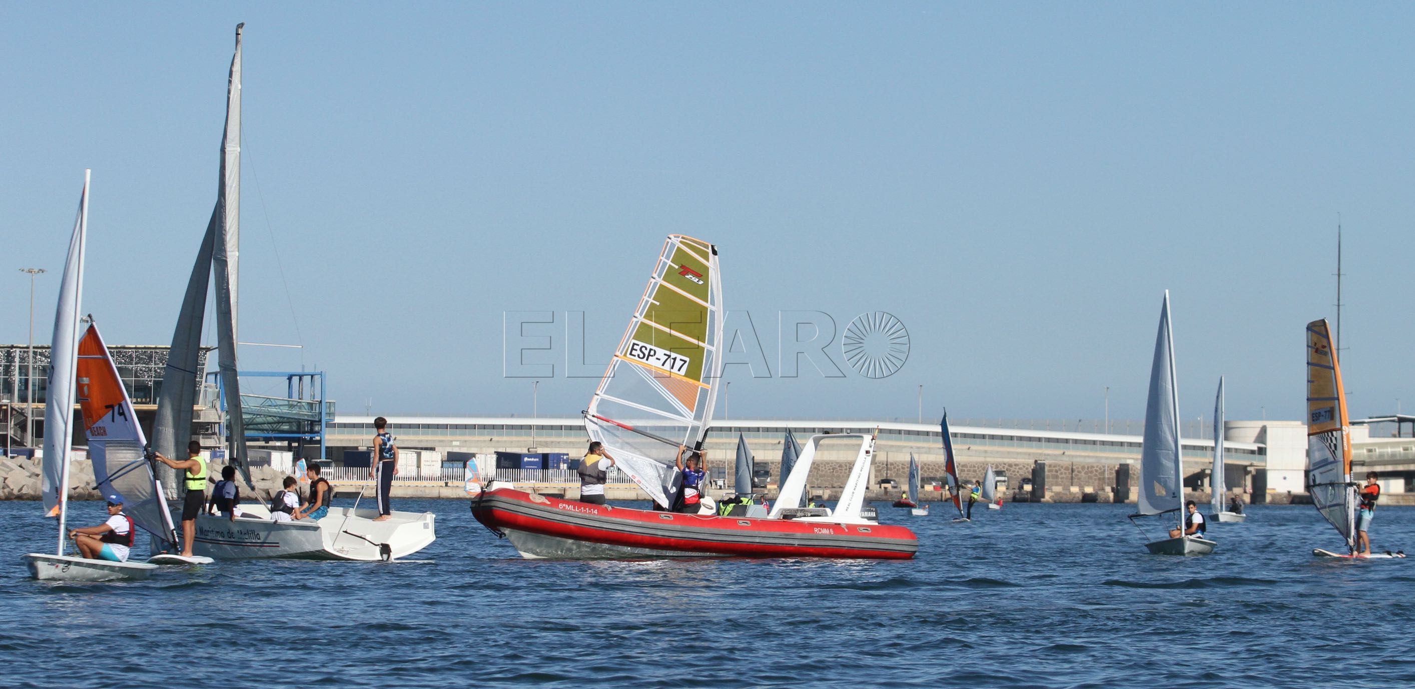 Regata 1 Miguel Tormo, líder provisional del Memorial ‘Pínori’ de vela ligera