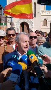 Tasende Juan José Imbroda: "No a la amnistía y sí a la España del 78"