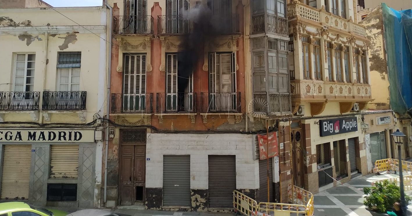 incendio humo pablo 2 recorte Sin fallecidos por incendios en viviendas en 2022 en Melilla