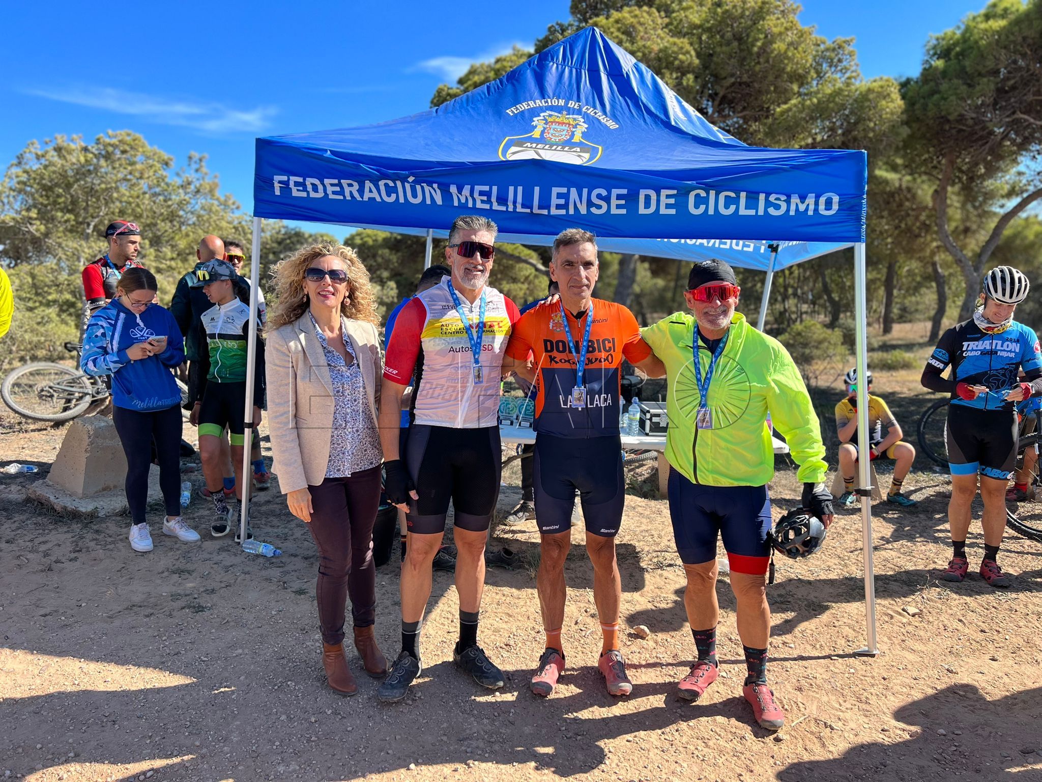 master 50 Abdul Ilah Mohamed y Else Remartínez, vencedores del III Trofeo MTB Patrones San José de Calasanz y San Martín de Tours