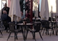 terrazas vacias 1 Los melillenses pasan un Día de Todos los Santos tranquilo