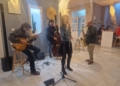 03 Nancy Higinio Kiriko y Chamo Velada de jazz navideño en el restaurante La Almoraima