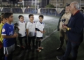 2a FINALISTAS ESPERANDO TROFEO Milenium B, Milenium A y Buen Consejo, campeones de Copa