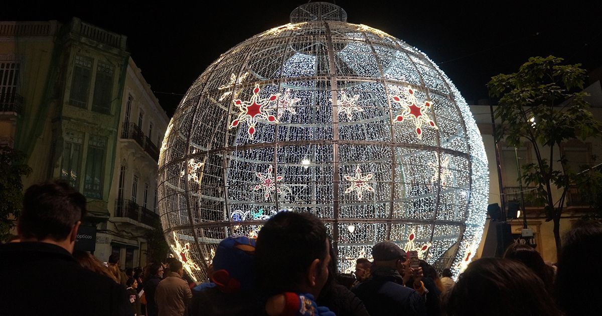 Bola de Navidad Iluminación Navideña