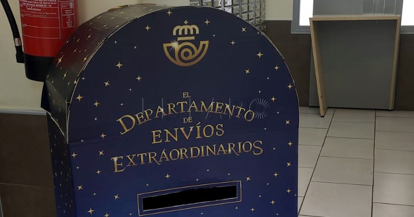 Buzón Reyes Magos Melilla OP recorte Correos instala un buzón mágico en su oficina de Melilla para enviar las cartas a Papá Noel y los Reyes Magos