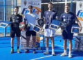 Entrega de placas jugadores profesionales Internacional Ciudad Autónoma de Melilla Fiesta del Pádel 2023