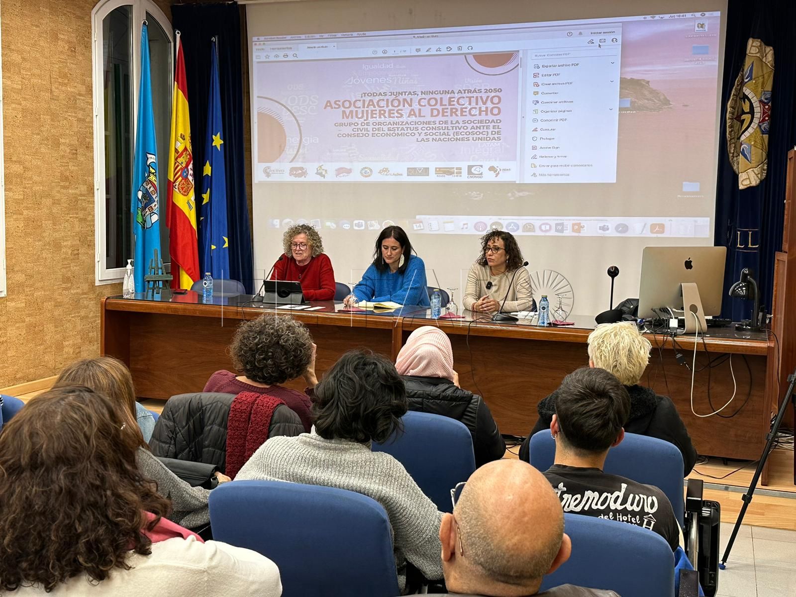 WhatsApp Image 2023 12 14 at 19.42.31 Arrancan las II Jornadas de Migrantes Climáticos hablando de ecofeminismo y mujeres defensoras