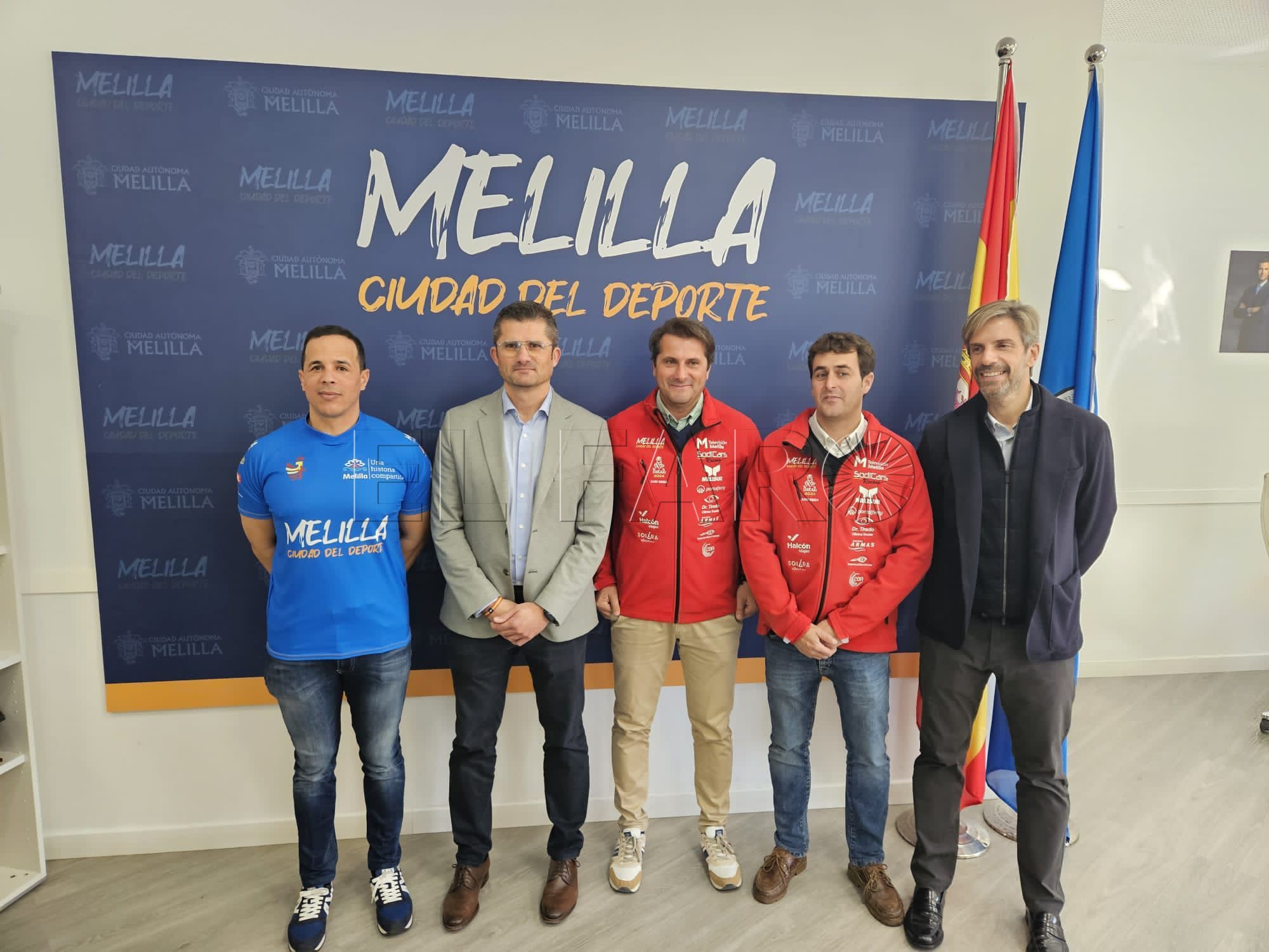 WhatsApp Image 2023 12 29 at 13.13.39 Los dakarianos locales realizan la presalida del Dakar 2024 en Melilla