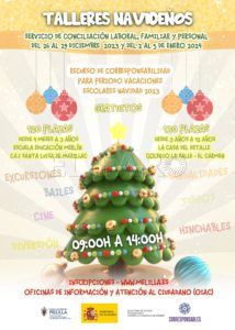 a8ec13ef bfb9 417e 9491 da10d13b19ca 1 La Ciudad organiza unos talleres navideños para favorecer la conciliación familiar