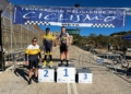 cadete masc David Sánchez y Else Remartínez vencen en el Trofeo de Navidad Carrera del Pavo de ciclismo