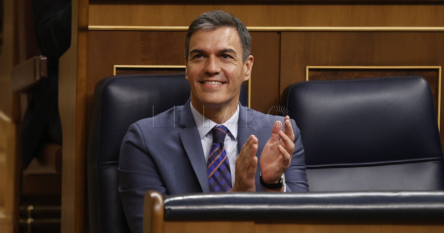 MADRID, 21/09/2023.- El presidente del Gobierno Pedro Sánchez durante el pleno de debate de las enmiendas presentadas por PP y Vox a la reforma del Reglamento que permitirá usar las lenguas cooficiales celebrada, este jueves, en el Congreso de los Diputados en Madrid. El Congreso zanja este jueves la implantación definitiva del uso de las lenguas cooficiales en toda la actividad parlamentaria al rechazar previsiblemente con mayoría absoluta las dos enmiendas a la totalidad, del PP y de Vox, que se debatirán en el pleno. EFE/ Juan Carlos Hidalgo