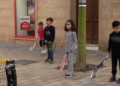 tenis Los melillenses más jóvenes aprenden los valores del tenis en una clase magistral en el centro