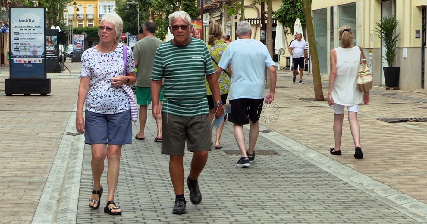 turistas recorte El turismo despega en Melilla