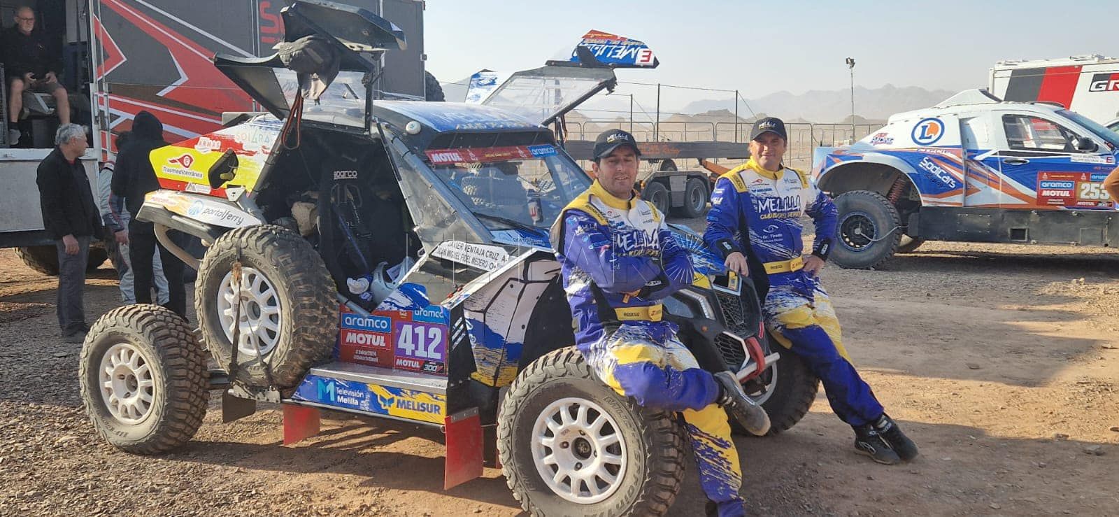 416231666 335285555992872 26087265526010802 n Melilla suena con fuerza en cada una de las etapas celebradas en el Dakar