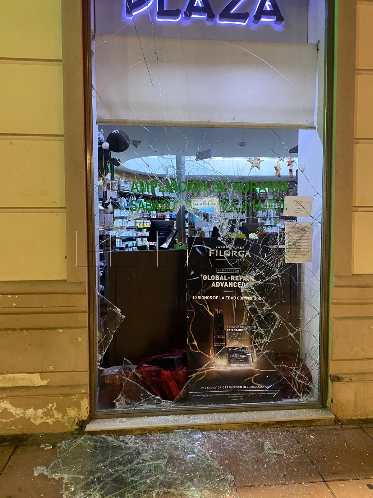 Asalto farmacia Asalto e intento de robo en la Farmacia Plaza España