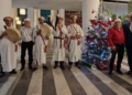 Responsables de Restauraciín y Alojamiento Naimi y Badr Grupo Bereber Nochevieja en el hotel Mercure Rif de Nador