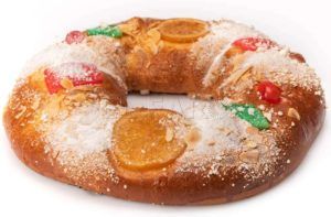 Roscón de Reyes Fiesta de la epifanía o día de Reyes