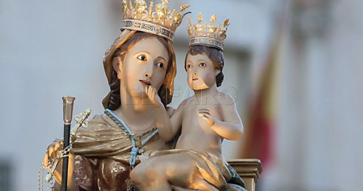 Virgen de la Victoria Mañana, veneración y besamanos a la patrona de Melilla en el Sagrado Corazón