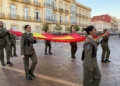 WhatsApp Image 2024 01 25 at 19.14.08 El Regimiento de Caballería lleva a cabo el primer arriado de la Bandera de este año
