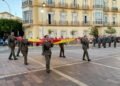 WhatsApp Image 2024 01 25 at 19.14.10 El Regimiento de Caballería lleva a cabo el primer arriado de la Bandera de este año