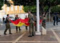 WhatsApp Image 2024 01 25 at 19.14.12 El Regimiento de Caballería lleva a cabo el primer arriado de la Bandera de este año