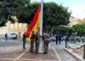 WhatsApp Image 2024 01 25 at 19.14.14 El Regimiento de Caballería lleva a cabo el primer arriado de la Bandera de este año