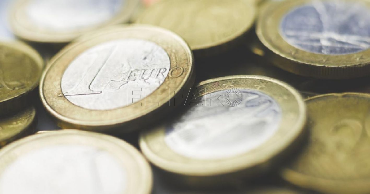monedas de euros recorte La economía marca el principio del año 2024