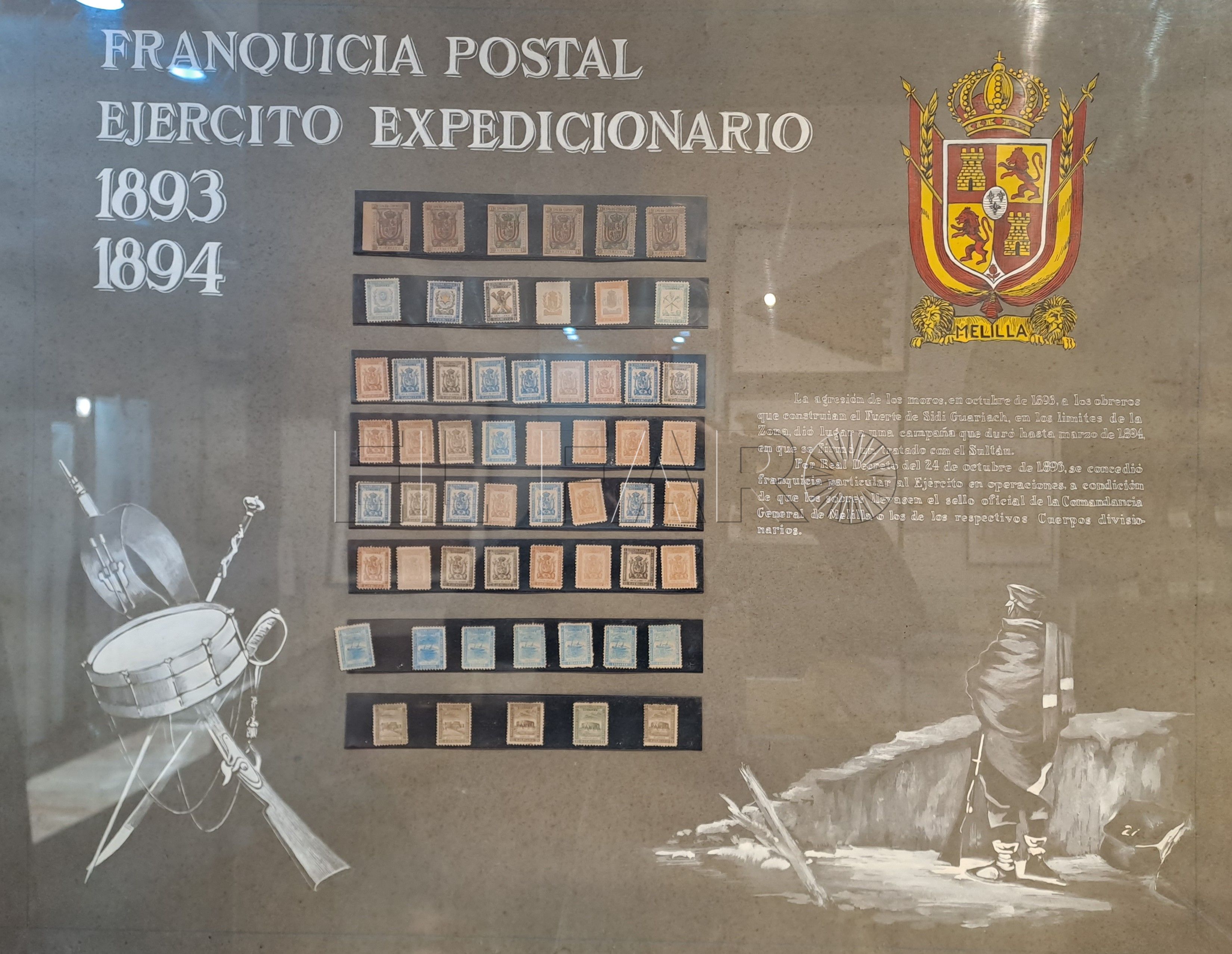 Fondo museístico del mes: “Franquicia postal militar. Guerra de Melilla de 1893-1894”