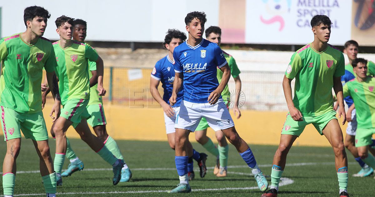 22222 1 El juvenil de la UD Melilla cae en la Espiguera ante el Málaga CF