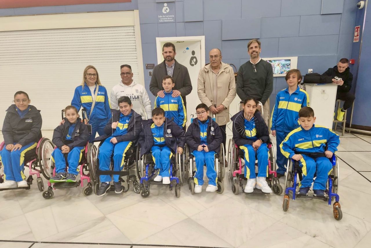 GF5ZmgLXIAAXuDq Melilla, en el Nacional escolar de silla de ruedas