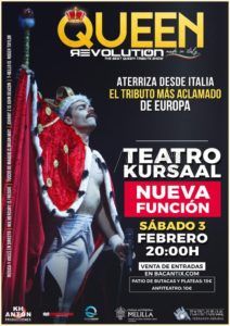 Queen Cultura retransmitirá los dos pases de 'Queen Revolution' en una pantalla gigante frente al Kursaal