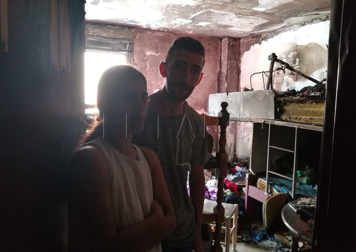 bernardo y samira casa Esperando una casa dos años después del incendio de su vivienda en Las Palmeras