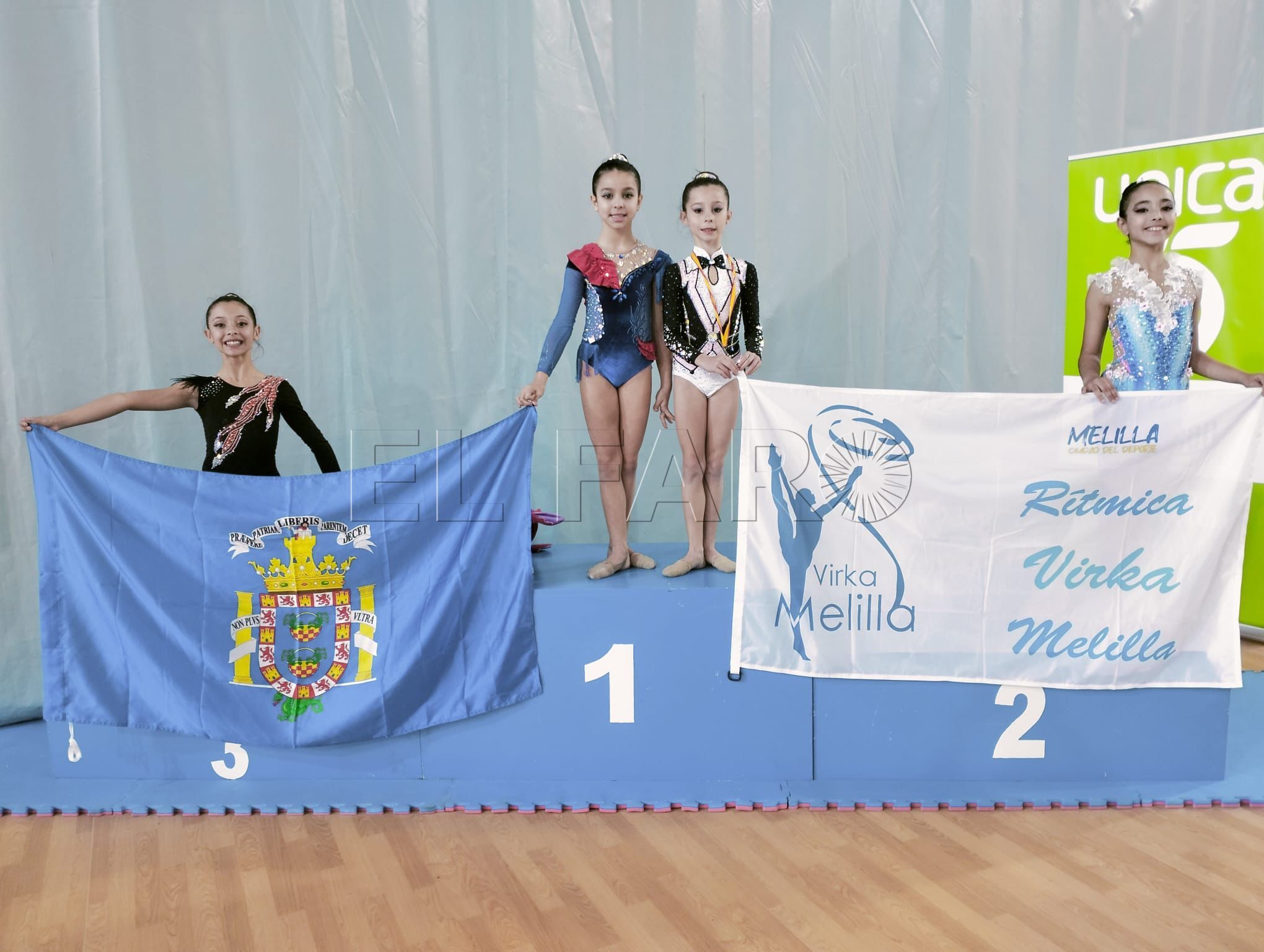 podium 2 Valentina Bejarano, oro en Almería